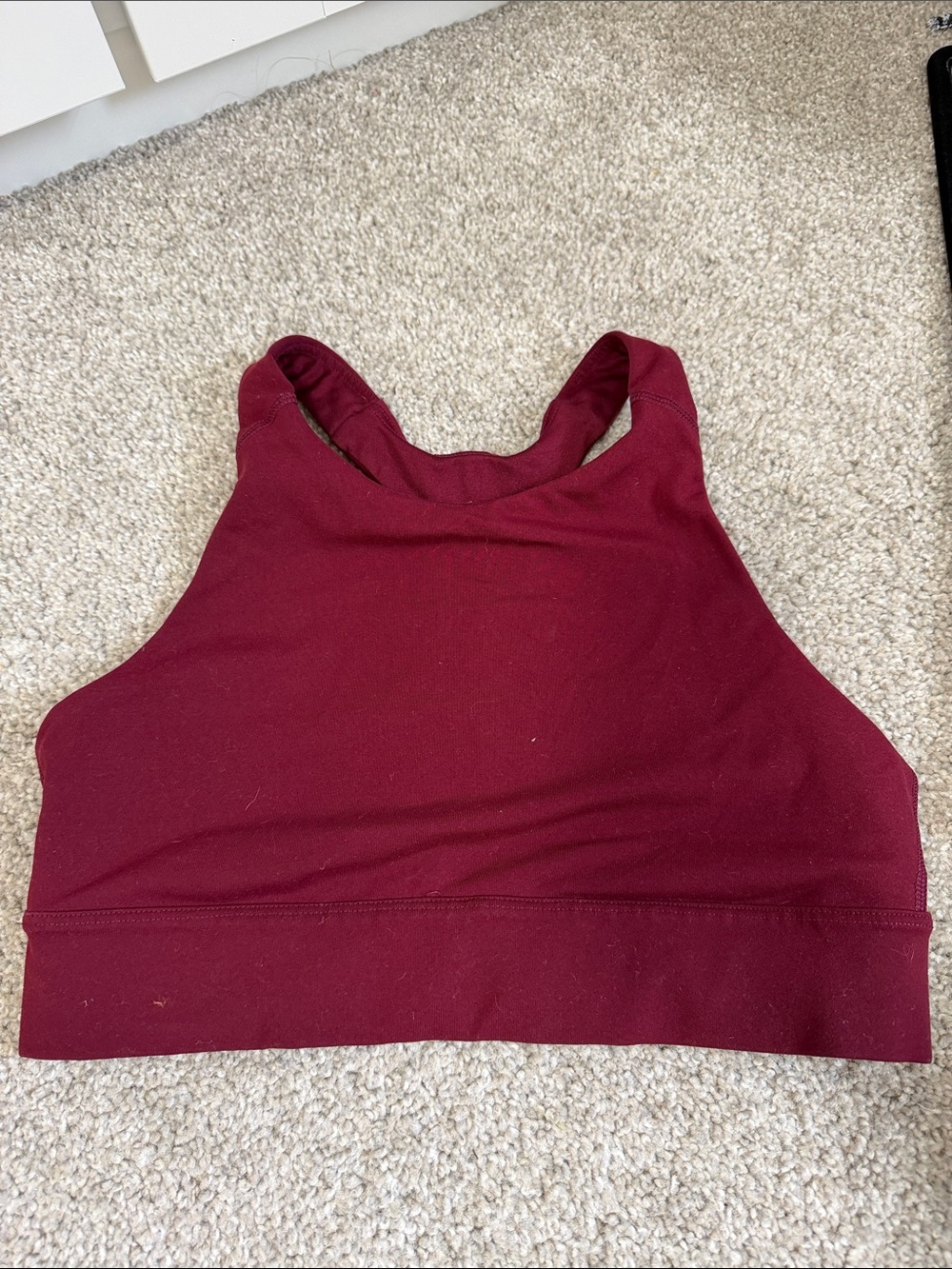 Women’s Old Navy Active High Neck Sports Bra - Burgundy